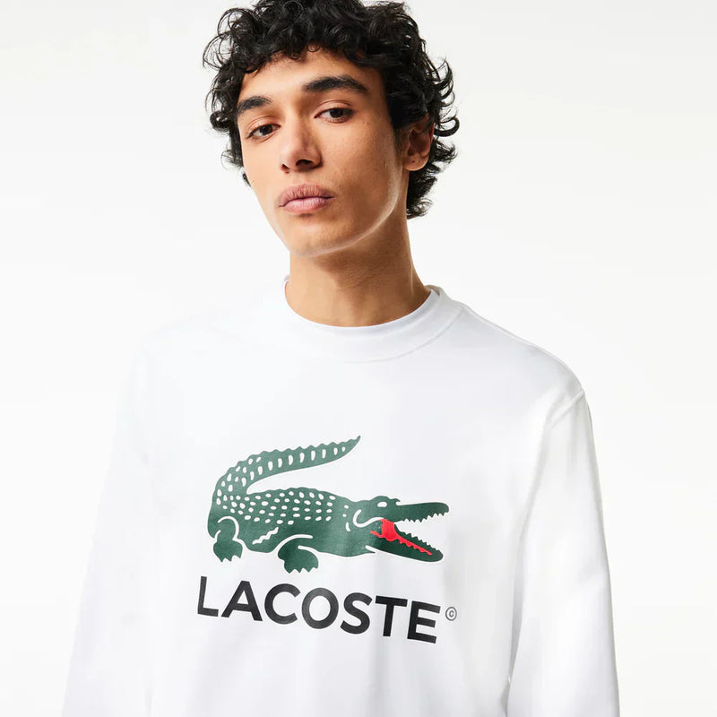 Lacoste Classic Fit Cotton Fleece Sweatshirt