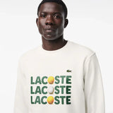 Lacoste Ball Print Fleece Sweatshirt