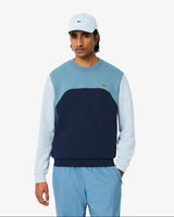Lacoste Colour-Block Cotton Fleece Sweatshirt