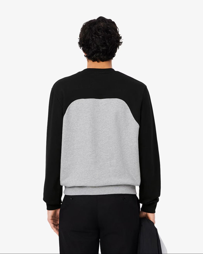 Lacoste Colour-Block Cotton Fleece Sweatshirt