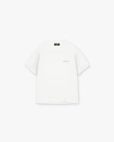 Block Logo T-Shirt - Flat White
