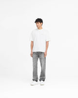 Block Logo T-Shirt - Flat White