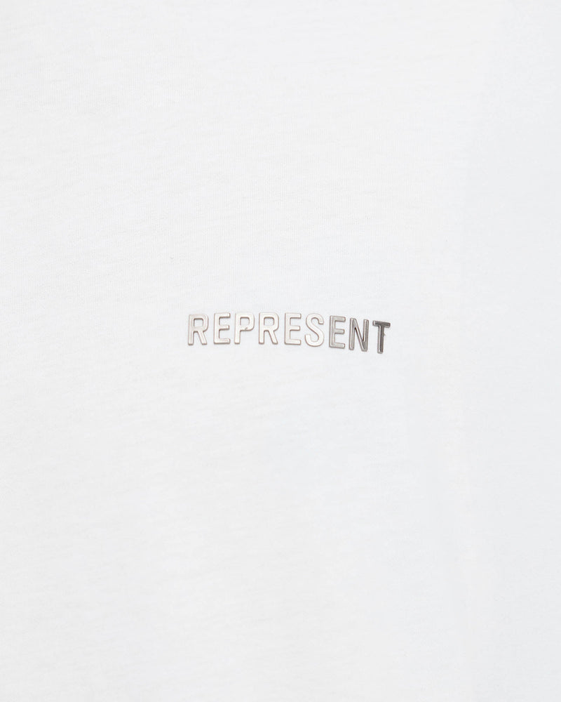 Block Logo T-Shirt - Flat White