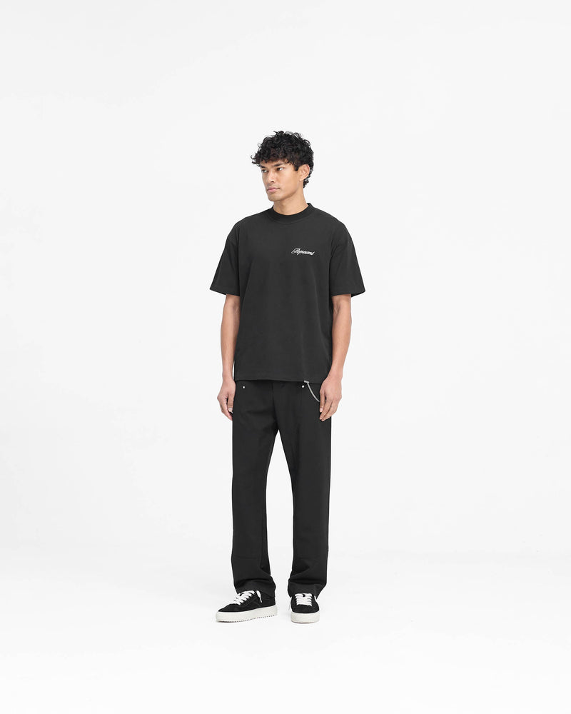 Script Logo T-Shirt - Black