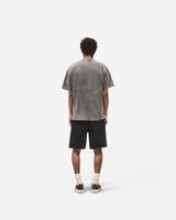 Embroidered Serif Logo T-Shirt - Vintage Grey