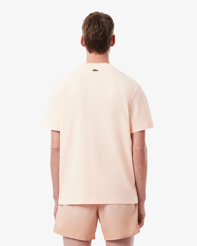 Lacoste Printed Cotton Jersey T-shirt