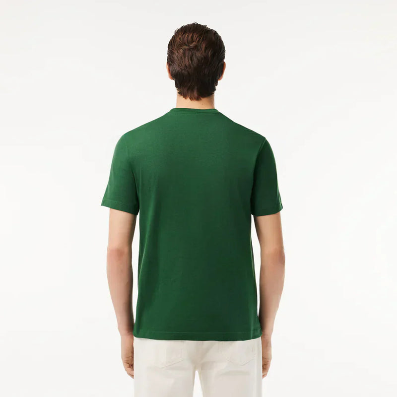 Lacoste Cotton Jersey Signature Print T-shirt