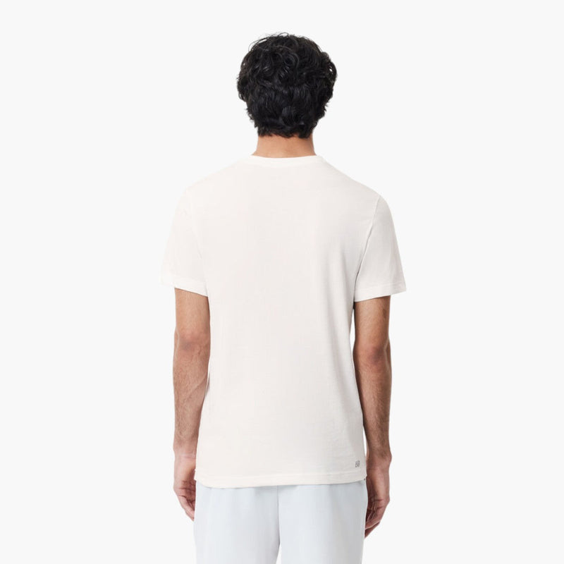 Crew Neck Crocodile Print Organic Cotton T-Shirt