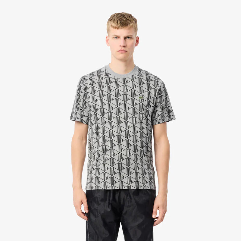 Lacoste Monogram cotton t-shirt