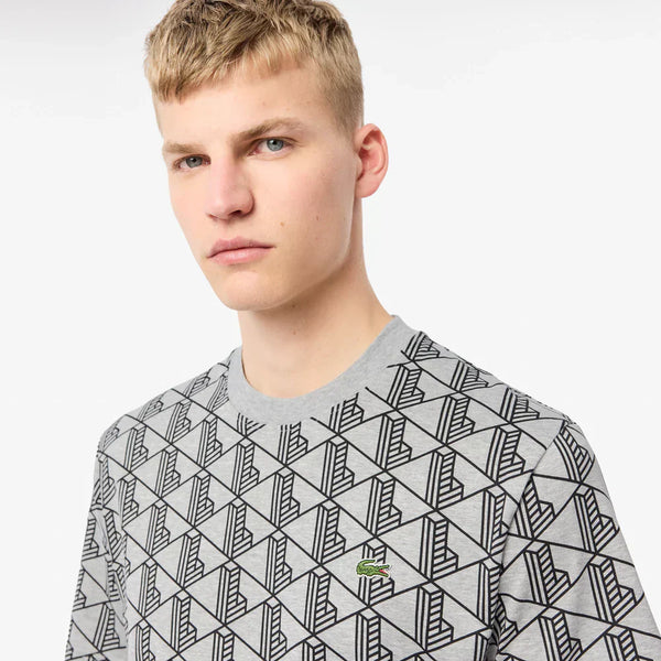 Lacoste Monogram cotton t-shirt