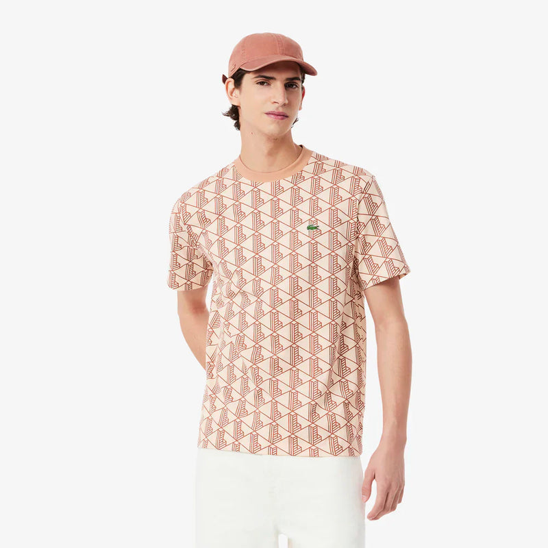 Lacoste Monogram cotton t-shirt