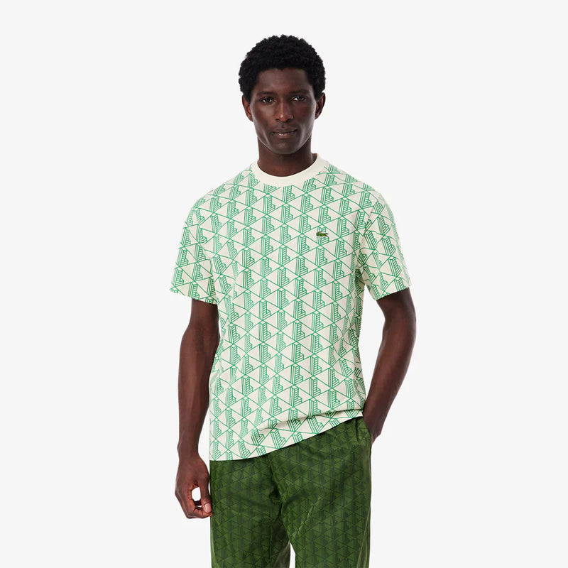 Lacoste Monogram cotton t-shirt