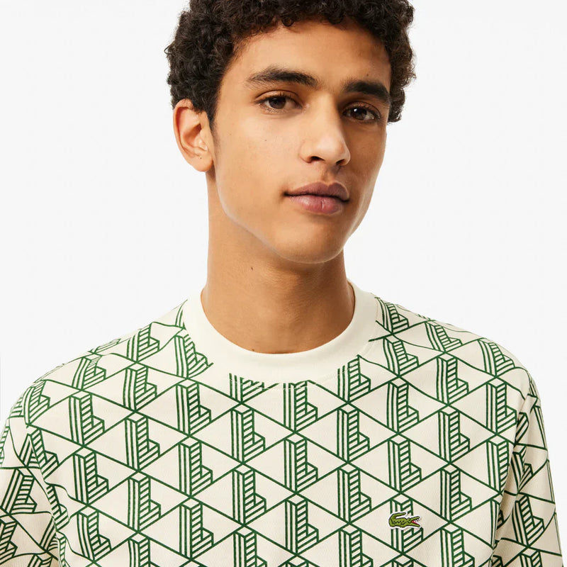 Lacoste Monogram cotton t-shirt