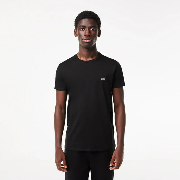 Lacoste Monochrome Cotton Pima Jersey Crew Neck T-shirt
