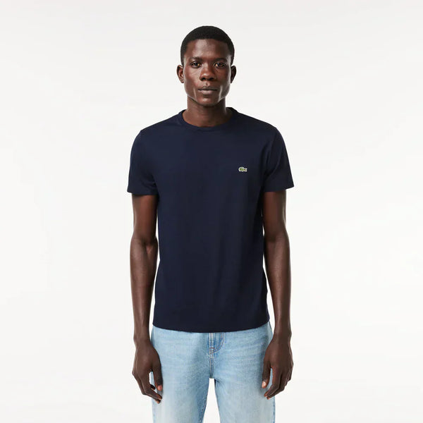 Lacoste Monochrome Cotton Pima Jersey Crew Neck T-shirt