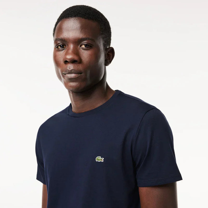 Lacoste Monochrome Cotton Pima Jersey Crew Neck T-shirt