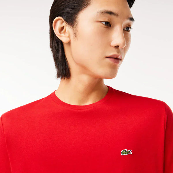 Lacoste Monochrome Cotton Pima Jersey Crew Neck T-shirt