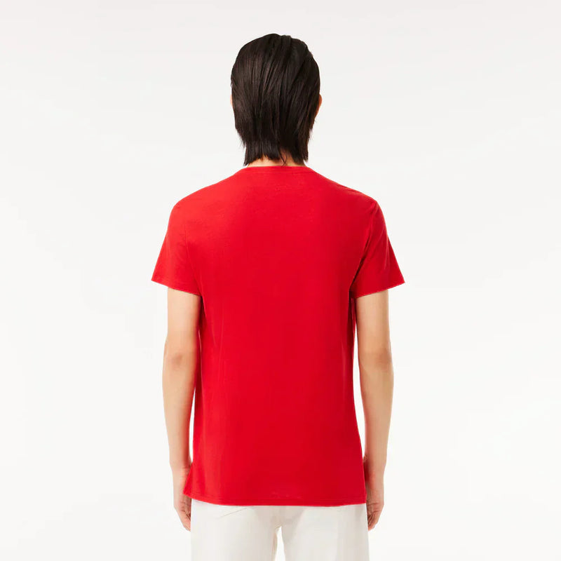Lacoste Monochrome Cotton Pima Jersey Crew Neck T-shirt
