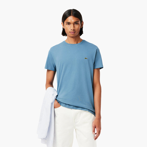 Crew Neck Pima Cotton Jersey T-Shirt
