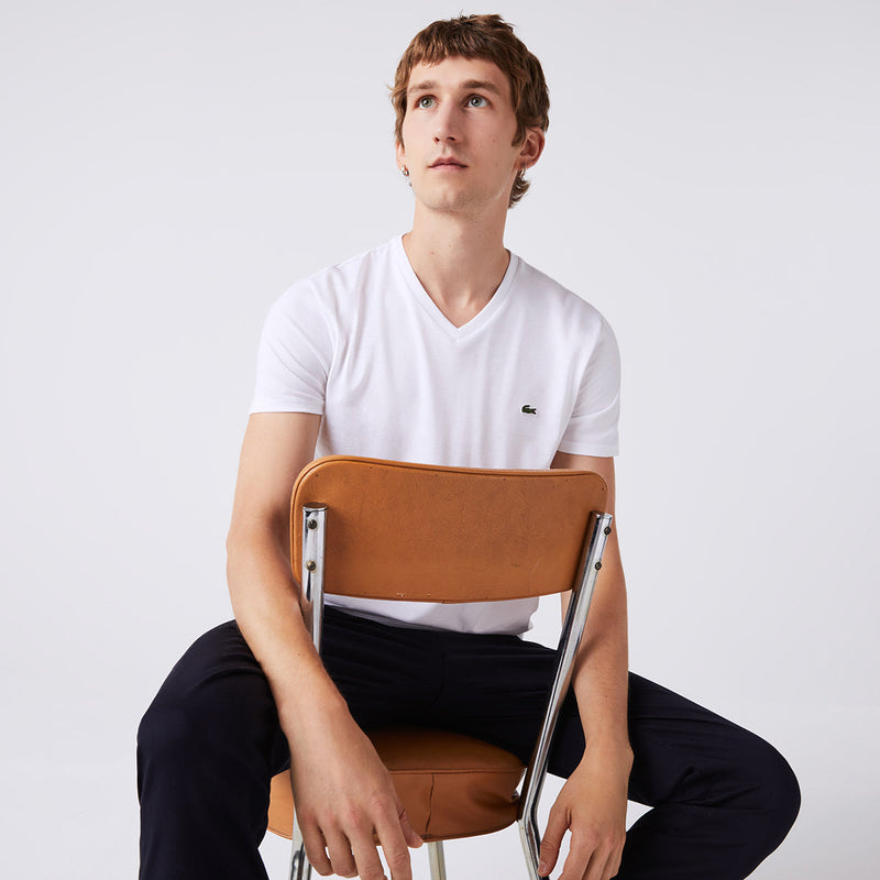 Crew Neck Pima Cotton Jersey T-Shirt