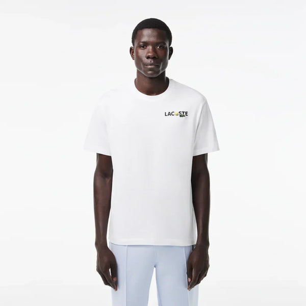 Lacoste Heavy Cotton Jersey Back Print T-shirt