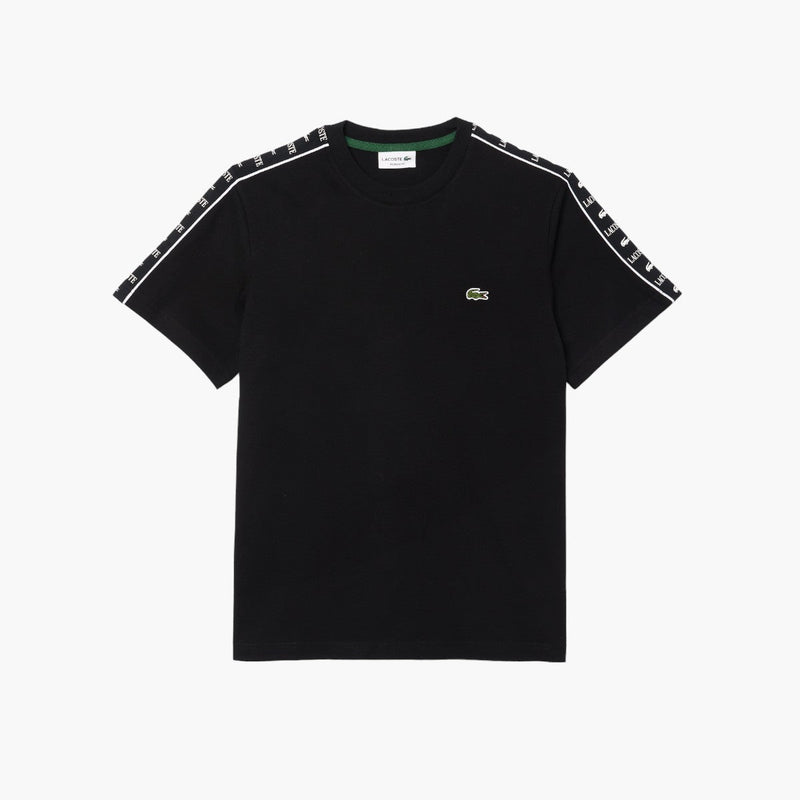 Cotton Jersey Logo Stripe T-Shirt