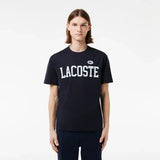 Lacoste Cotton Contrast Print and Badge T-shirt