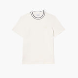 Pique Stripe Collar T-Shirt