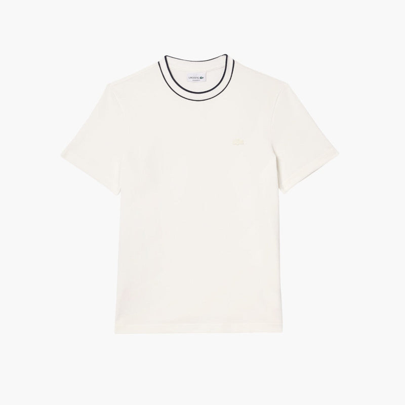 Pique Stripe Collar T-Shirt
