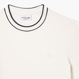 Pique Stripe Collar T-Shirt