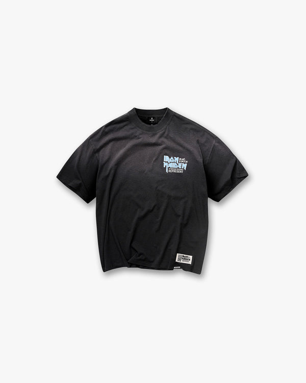 Represent X Iron Maiden Anniversary T-Shirt - Stained Black