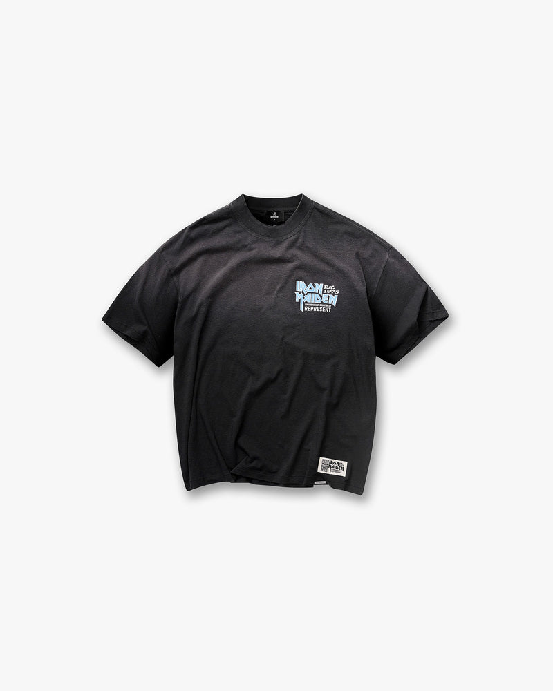 Represent X Iron Maiden Anniversary T-Shirt - Stained Black