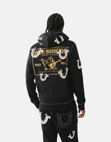 True Religion Allover Puff Hooded Sweatshirt