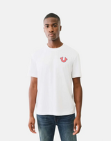 True Religion High Density Letter White T-Shirt