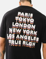 True Religion Paris Tokyo T-Shirt Black