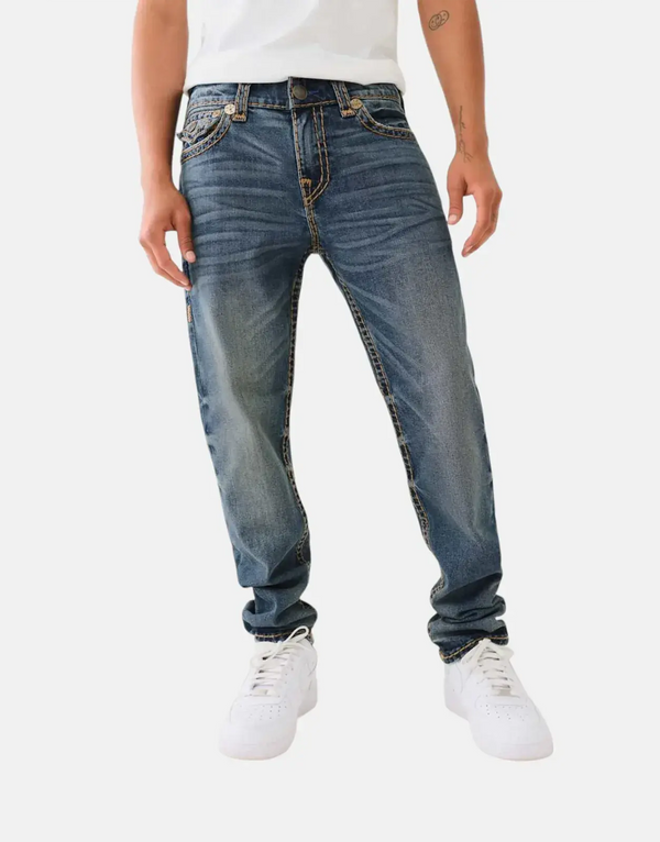 True Religion Rocco Super T Queens Dark Wash Jeans