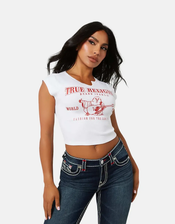 True Religion SRS Baby T-Shirt White