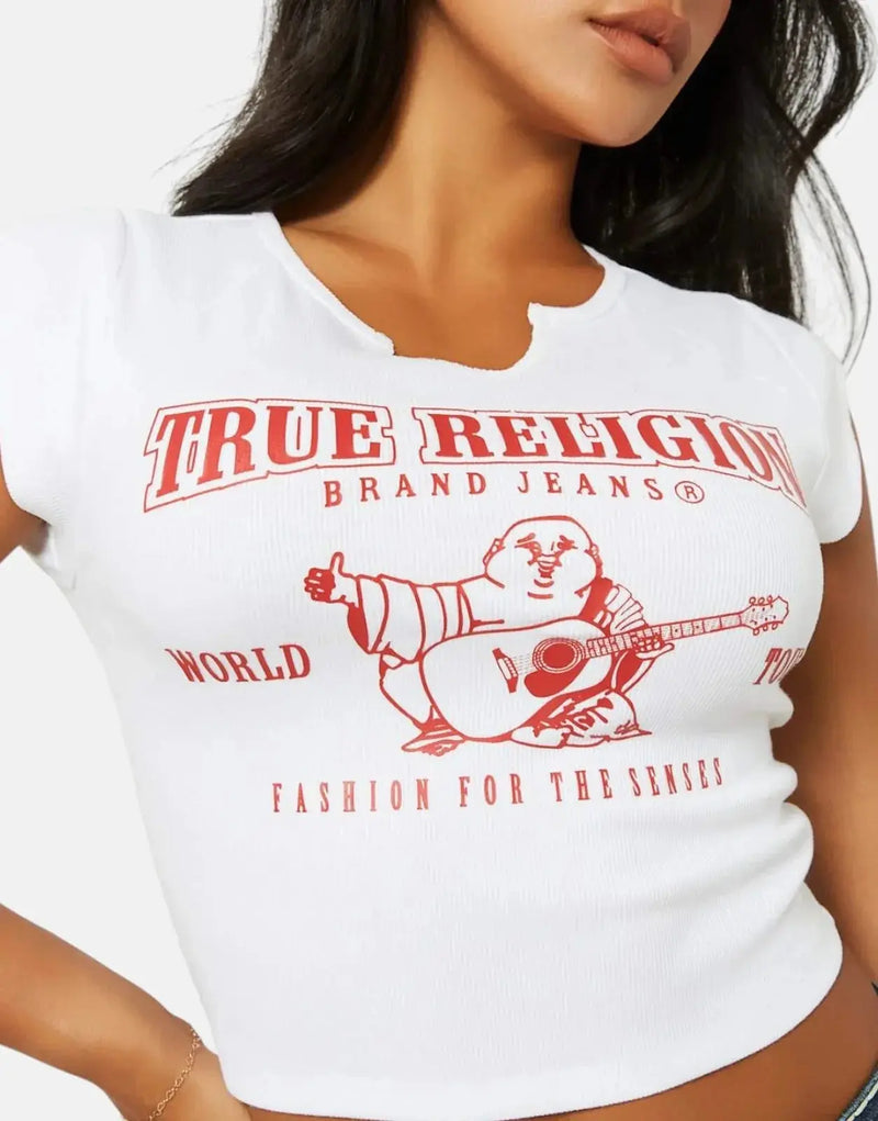 True Religion SRS Baby T-Shirt White