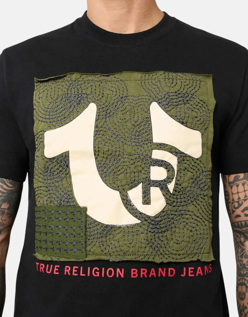 True Religion Sashiko Black T-Shirt