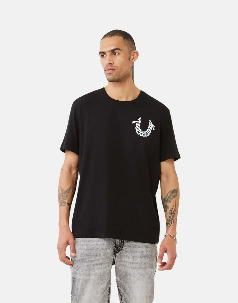 True Religion Warped T-Shirt Black