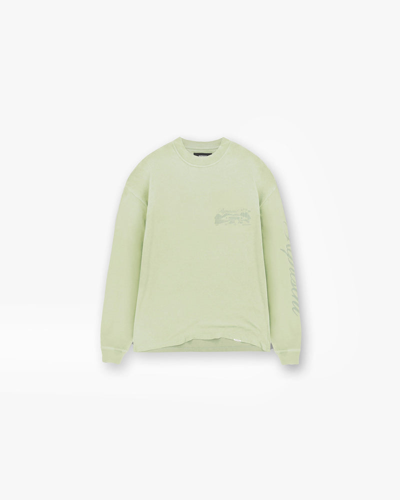 Raceway Long Sleeve T-Shirt - Matcha