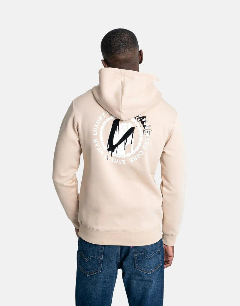 Vialli Grammer Beige Hoodie
