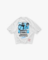 Represent X Oasis Maine Road T-Shirt - Flat White