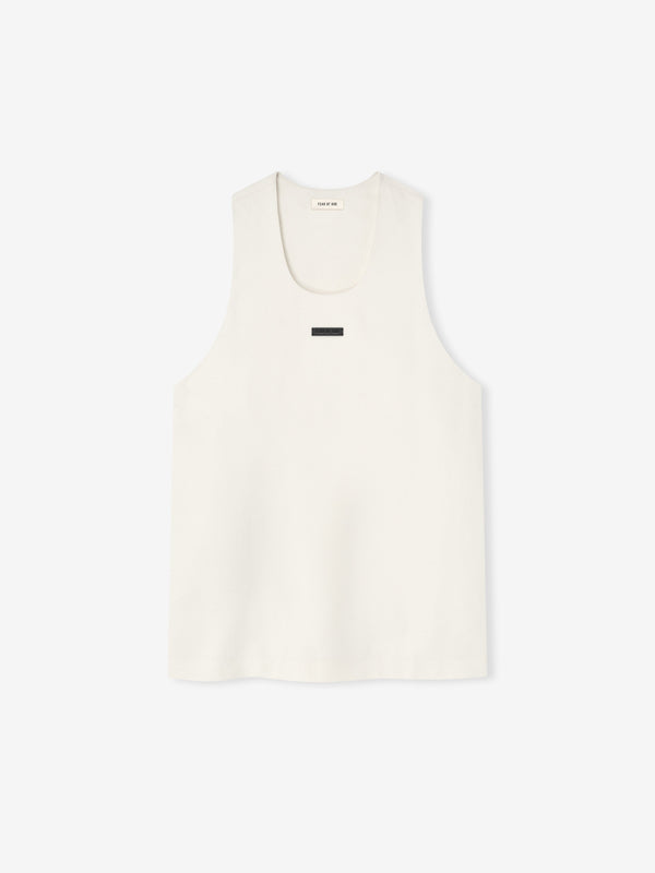Viscose Wool Woven Tank Top