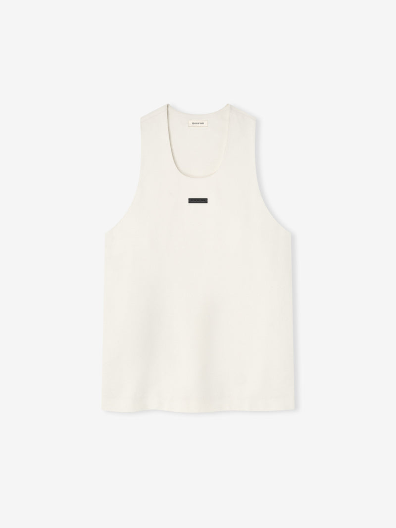 Viscose Wool Woven Tank Top