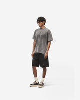 Embroidered Serif Logo T-Shirt - Vintage Grey