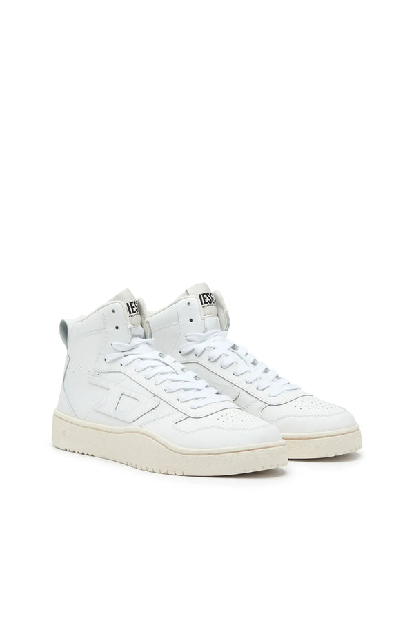 Diesel S-Ukiyo V2 Mid - High-top sneakers in leather and nylon