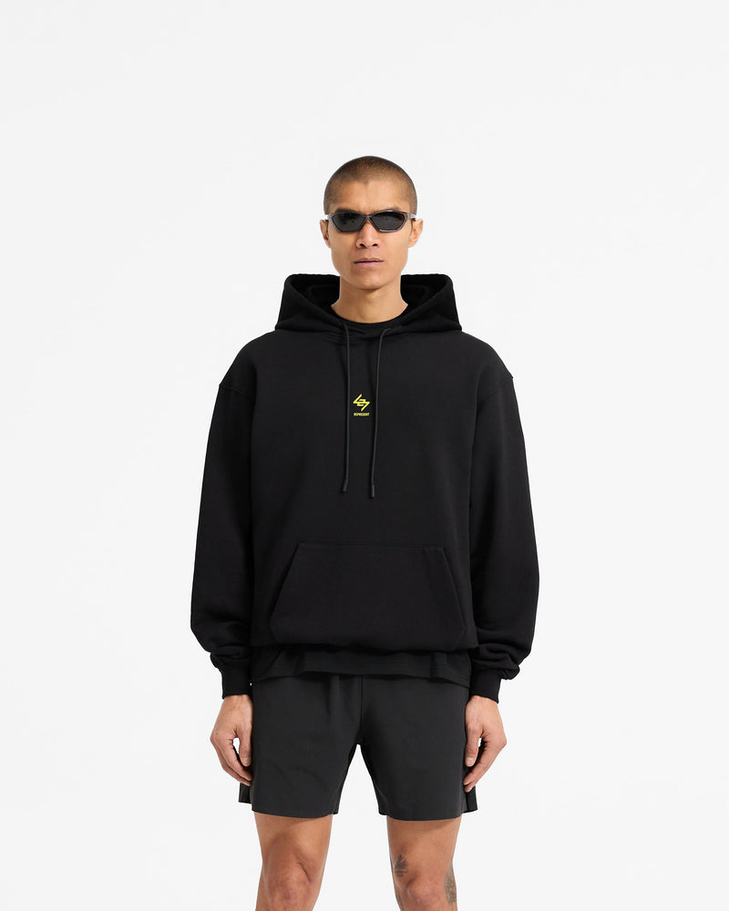 247 Chicago Oversized Hoodie - Jet Black