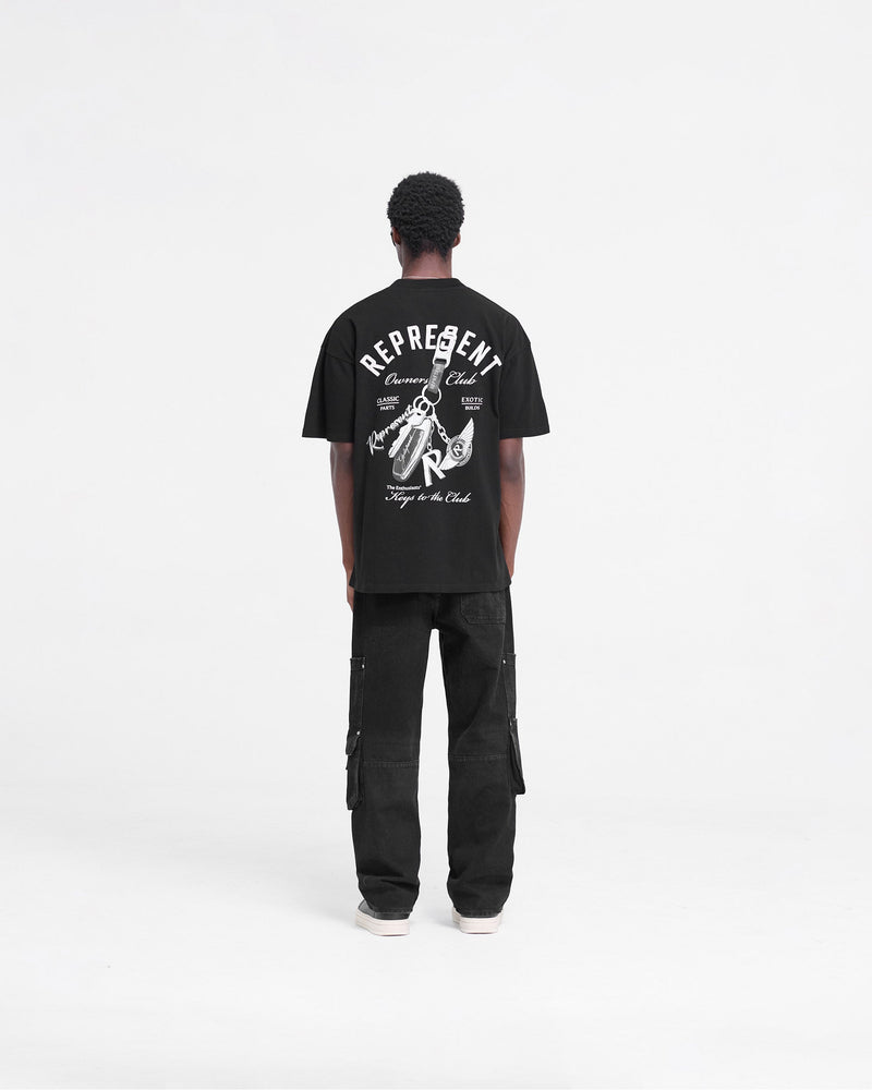 Keys To The Club T-Shirt - Jet Black