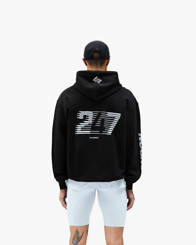 247 London Hoodie - Black
